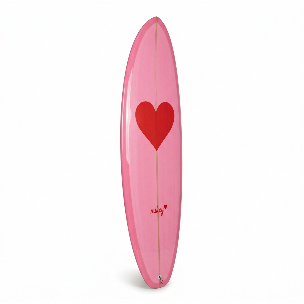 ROSÉ HEART – Premium Pink Surfboard